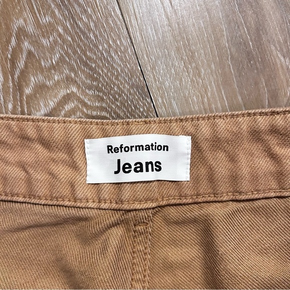 🆕 Reformation Marine Jeans in Butterscotch - Picture 6 of 9